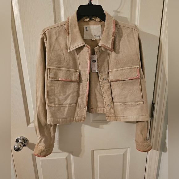 Anthropologie NWT Pilcro Cropped Utility Jacket Size S - Picture 1 of 10